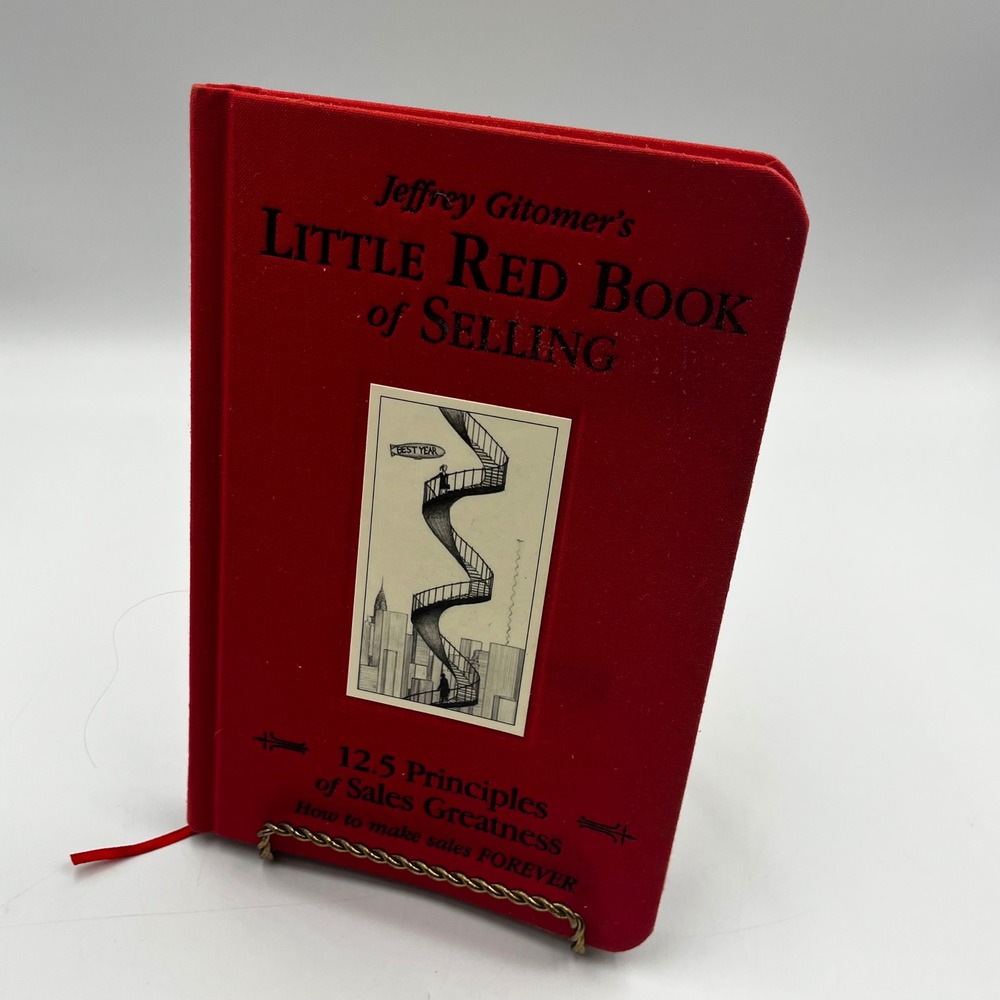 Jeffrey Gitomer Little Red Book of Selling Hardcover 12.5 Principles of Sales